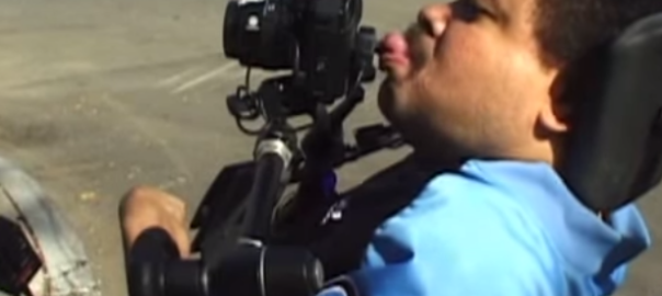 A person in a wheelchair