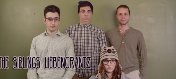 Four people look ahead. Text reads "Siblings Liebenkrantz"